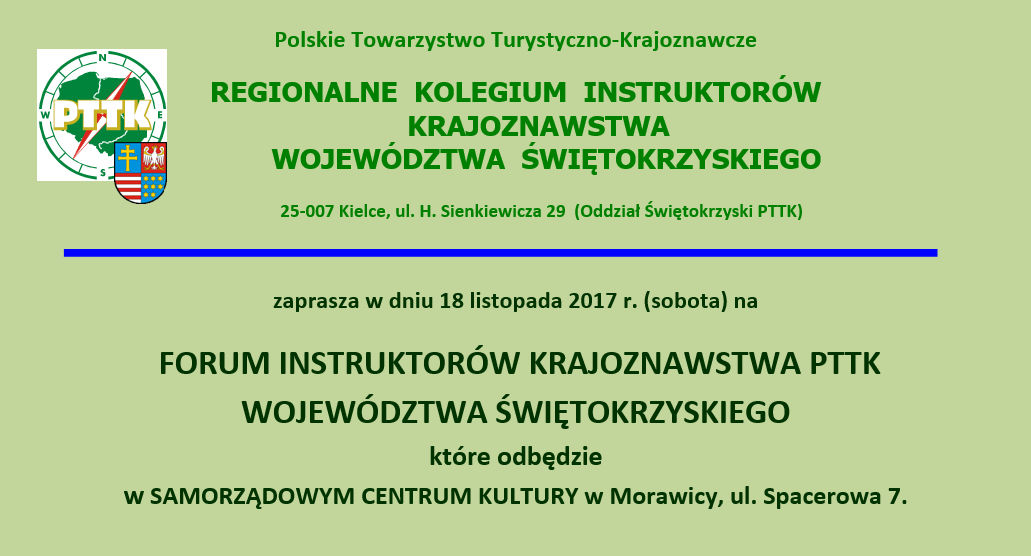 Forum Instruktorow Krajoznawstwa PTTK
