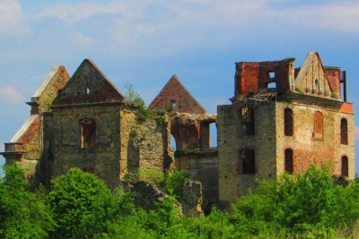 Ruiny klasztoru karmelitów w Zagórzu. Źródło: https://polskazachwyca.pl