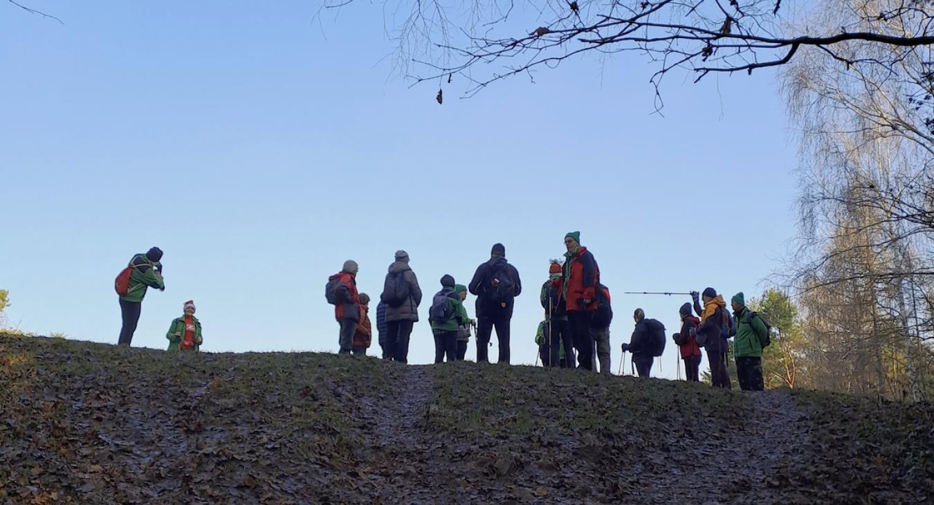 Relacja z wędrówki wigilijnej Klubu Turystów Pieszych PTTK Przygoda w dniu 