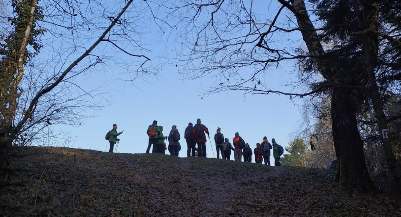 Relacja z wędrówki wigilijnej Klubu Turystów Pieszych PTTK Przygoda w dniu 
