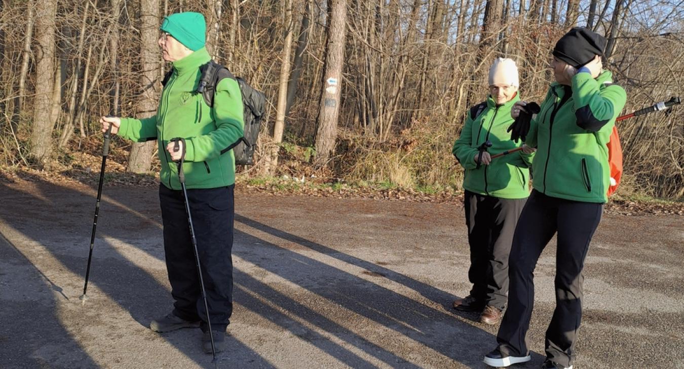 Relacja z wędrówki wigilijnej Klubu Turystów Pieszych PTTK Przygoda w dniu 